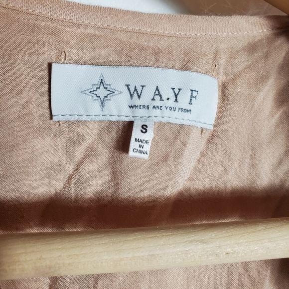 WAYF Blush Pink Fringe Vest Size S - Picture 6 of 6